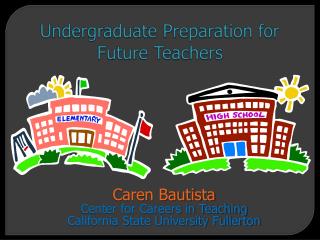 Undergraduate Preparation for Future Teachers
