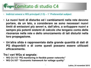 Comitato di studio C4