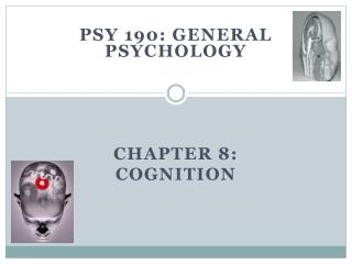 PSY 190: General Psychology Chapter 8: Cognition