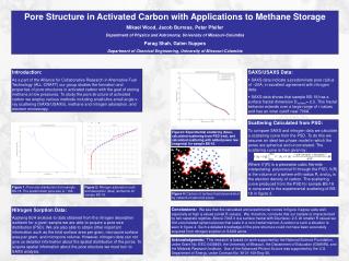 Pore Structure in Activated Carbon with Applications to Methane Storage