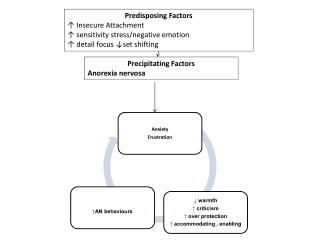 Predisposing Factors ↑ Insecure Attachment ↑ sensitivity stress/negative emotion