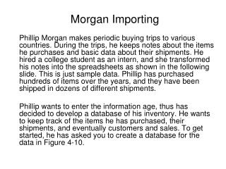 Morgan Importing