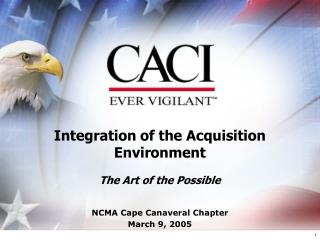 Integration of the Acquisition Environment The Art of the Possible