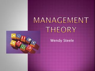 MANAGEMENT THEORY