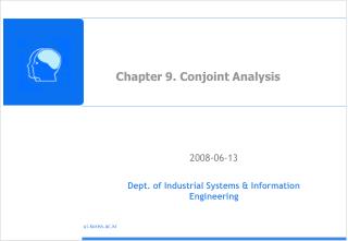 Chapter 9. Conjoint Analysis