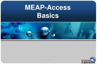 MEAP-Access Basics