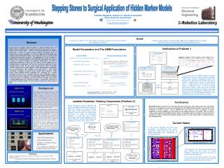 Stepping Stones to Surgical Application of Hidden Markov Models