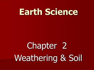 Earth Science