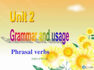 Grammar and usage
