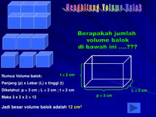 Berapakah jumlah volume balok di bawah ini ....???