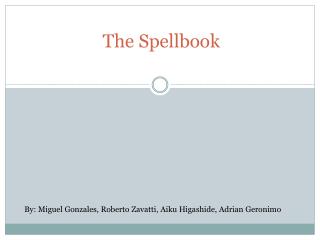 The Spellbook