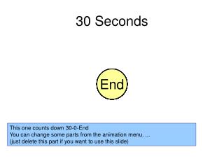 30 Second s