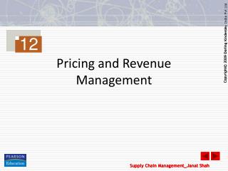 Pricing and Revenue Management