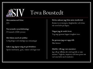 Tova Boustedt