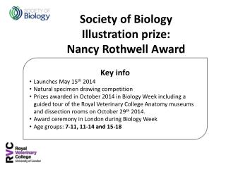 Society of Biology Illustration prize: Nancy Rothwell Award