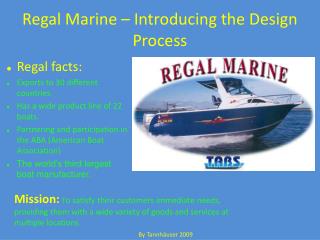 Regal Marine – Introducing the Design Process