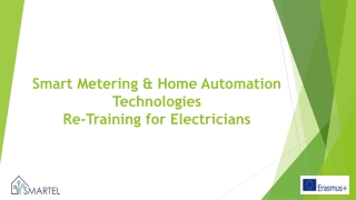 Smart Metering & Home Automation Technologies Re-Training for Electricians