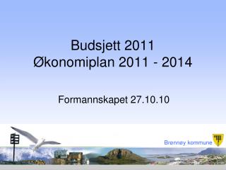 Budsjett 2011 Økonomiplan 2011 - 2014
