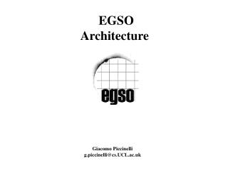 EGSO Architecture