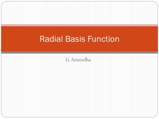 Radial Basis Function