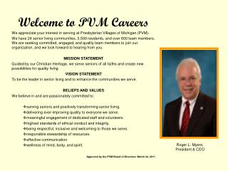 Welcome to PVM Careers