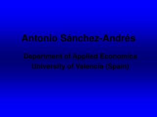 Antonio Sánchez-Andrés