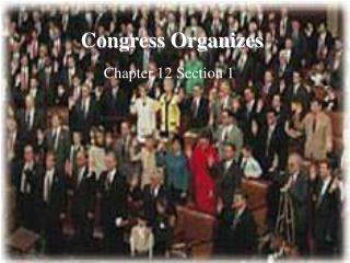 Congress Organizes