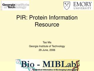 PIR: Protein Information Resource