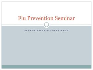 Flu Prevention Seminar