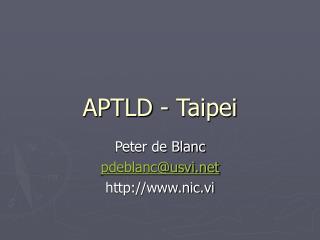 APTLD - Taipei