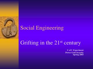 Social Engineering