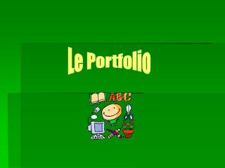 Le Portfolio