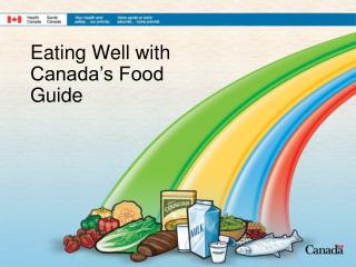 Eating Well with Canada’s Food Guide