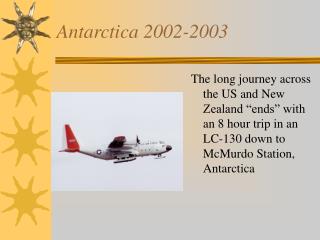 Antarctica 2002-2003