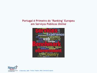 Portugal é Primeiro do ‘Ranking’ Europeu em Serviços Públicos Online