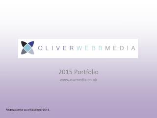 2015 Portfolio owmedia.co.uk