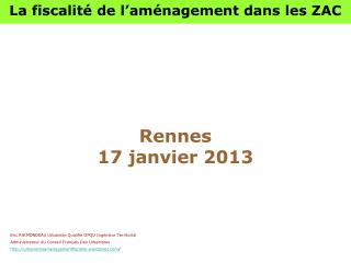 Rennes 17 janvier 2013