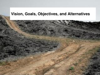 Vision, Goals, Objectives, and Alternatives