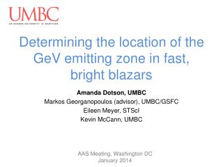 Determining the location of the GeV emitting zone in fast, bright blazars