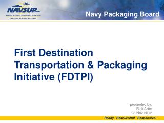 Navy Packaging Board