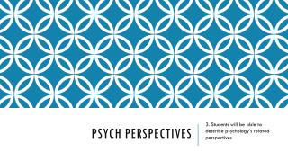 Psych Perspectives