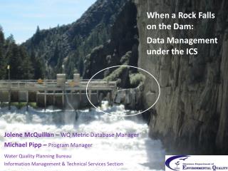 When a Rock Falls on the Dam: Data Management under the ICS