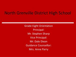 North Grenville District High School