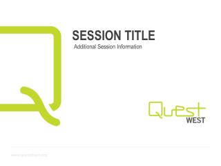 SESSION TITLE