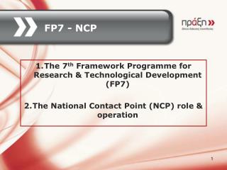 FP7 - NCP