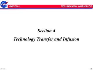 Section 4 Technology Transfer and Infusion