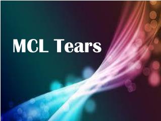 MCL Tears
