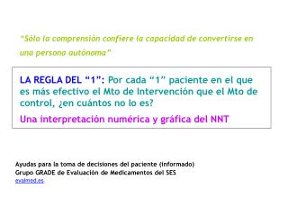 Ayudas para la toma de decisiones del paciente (informado)