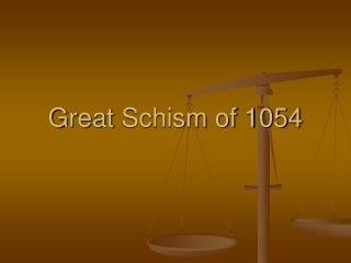 Great Schism of 1054