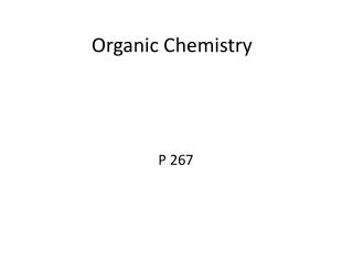 Organic Chemistry